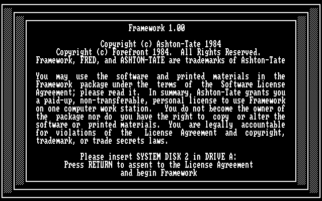 Famework 1.0 - Splash